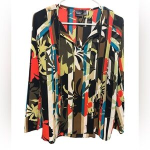 Rafaella multicolor blouse size S